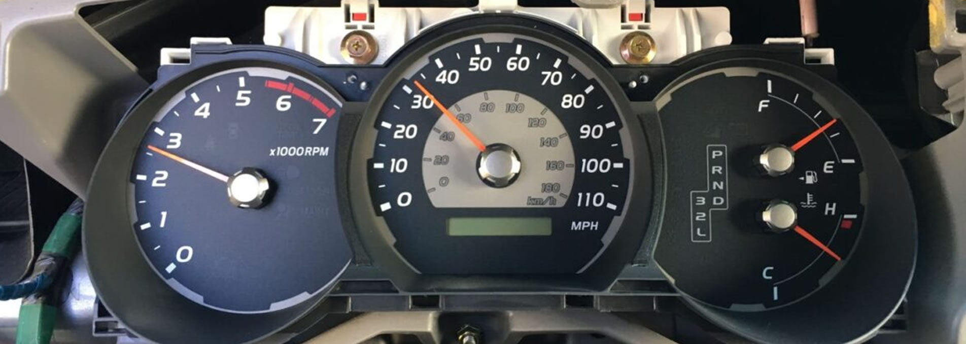 speedometer and gauge cluster repairs banner